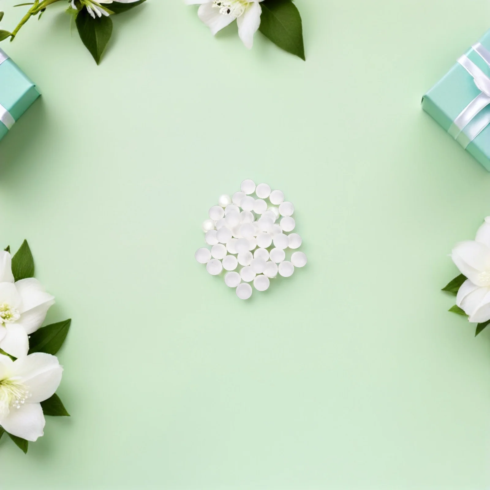 ลูกบอลโฟมกลมสีขาว 500 ชิ้น สำหรับงานประดิษฐ์ DIY ตกแต่งคริสต์มาส งานแต่งงาน รูปทรงโฟม ลูกบอลโฟม รูปทรงโพลีสไตรีน