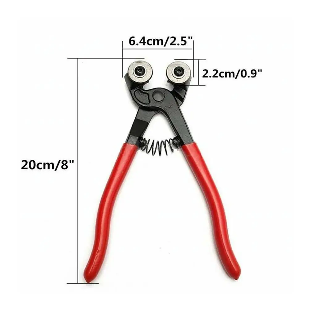 F50 Double Roller Tile Plier Mosaic Cutting Plier Wheel Blades Plier Ceramic Tile Glass Cutting Nipper