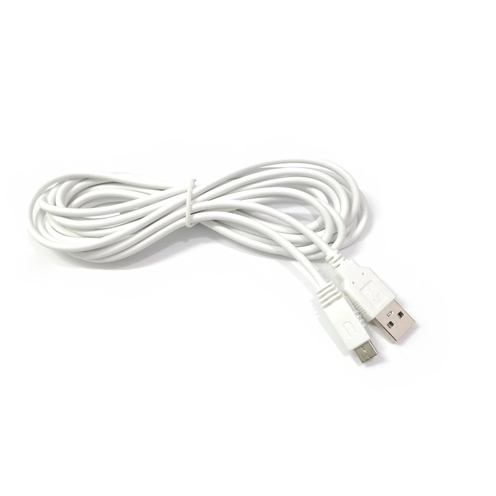 for WII U Charging Cable for Nintendo WIIU Controller Data Power Charger Wire Game Console Extend Cord Gamepad Power Supply Line