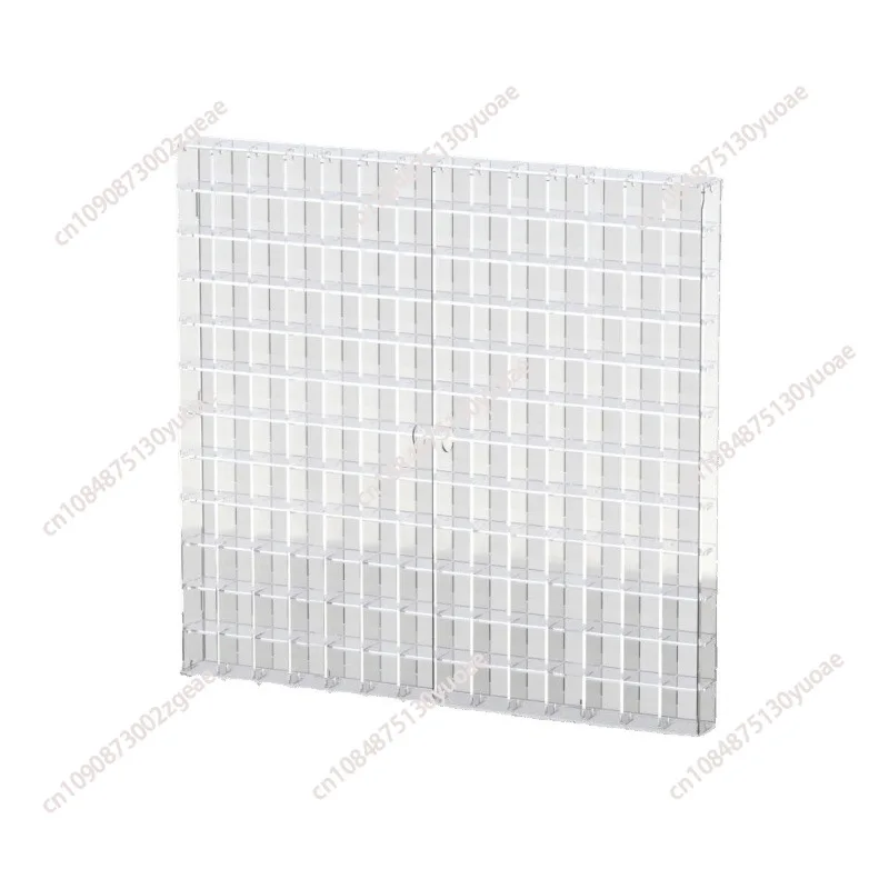Transparent cute grain blind box display stand grid wall hanging figure display stand Lego ornament acrylic storage