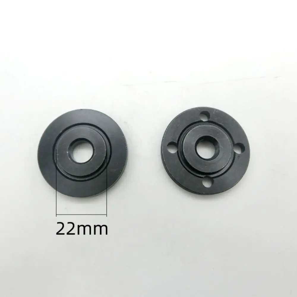 

2PCS 20mm Bore Angle Grinder Flange Nut 22mm Bore Carbon Steel Inner Outer Flange Nut Cutting Discs Threaded for M10