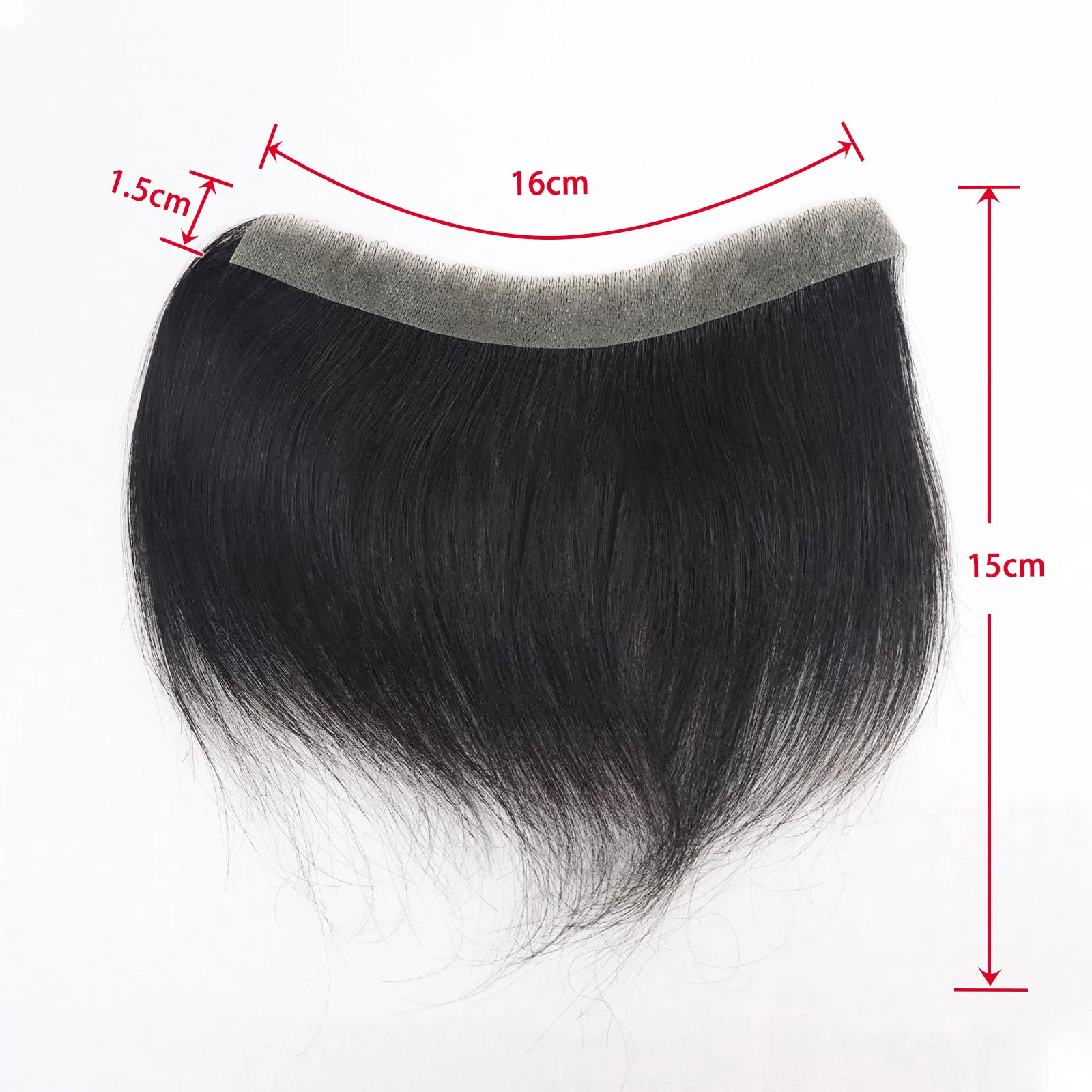 Thin Skin Men Toupee For Forehead V Shape