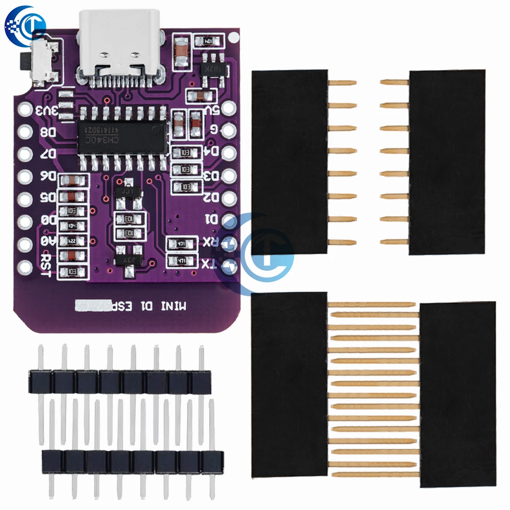 D1 Mini TYPE-C ESP8266 ESP-07/07S CH340G USB D1 Mini WIFI Development Board D1 Mini NodeMCU Lua IOT Board 3.3V With Pins
