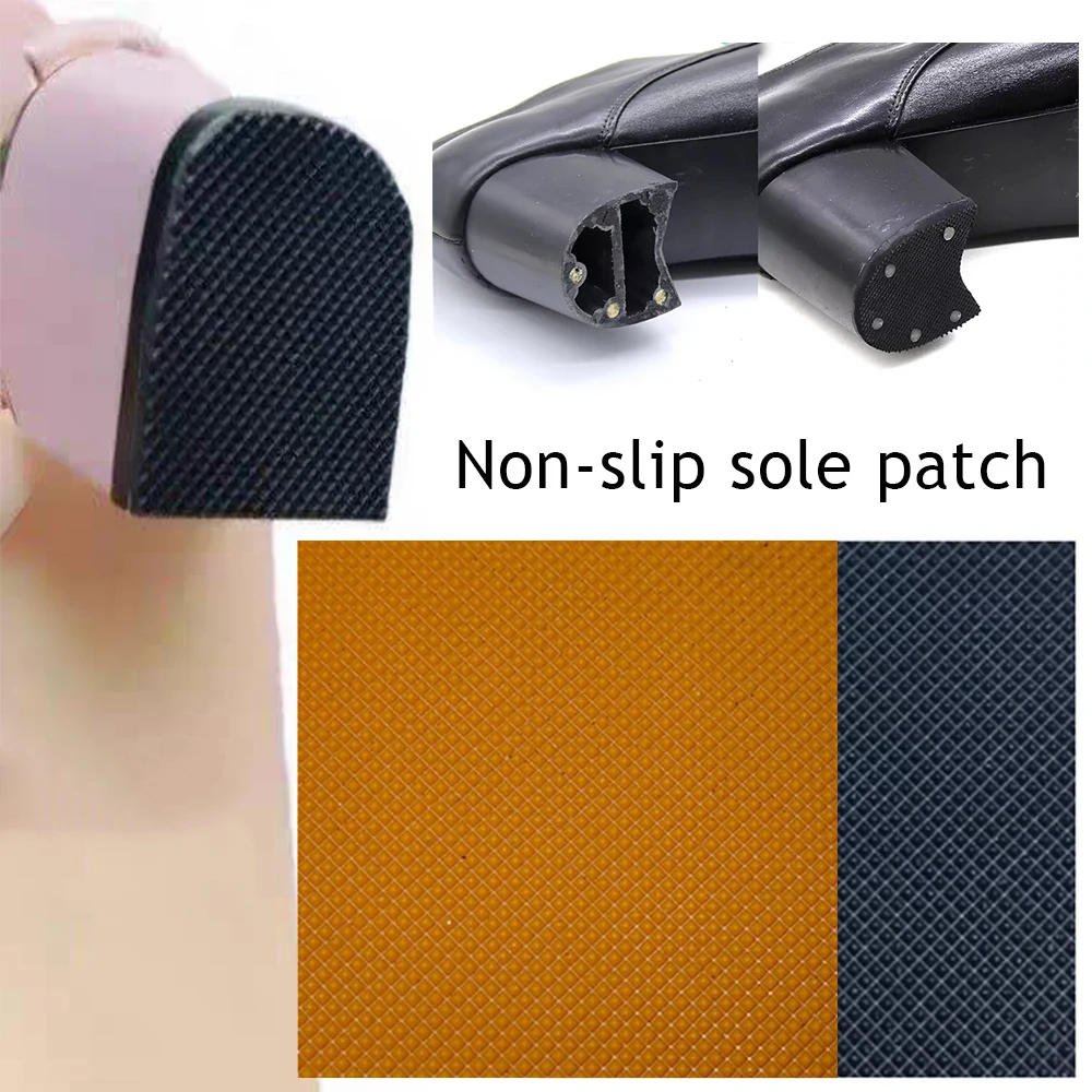 Replacement Sheet Shoes Sole Anti-Slip Sole Protector Shoes Heel Sole Outsole Rubber Soles Repair Material Non Slip Heel Pads