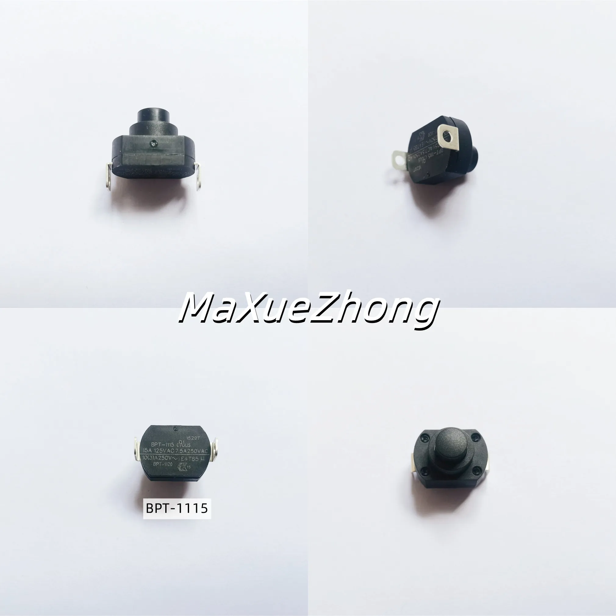 Original new 100% BPT-1115 high power vacuum cleaner electric mop button switch self lock switch 7.5A250V