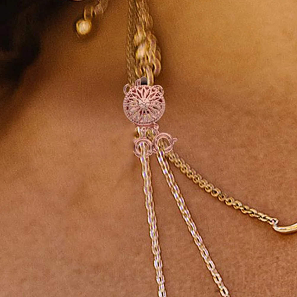 Colar em camadas fecho conector de jóias design durável fácil em camadas olhar presente para amigas namoradas