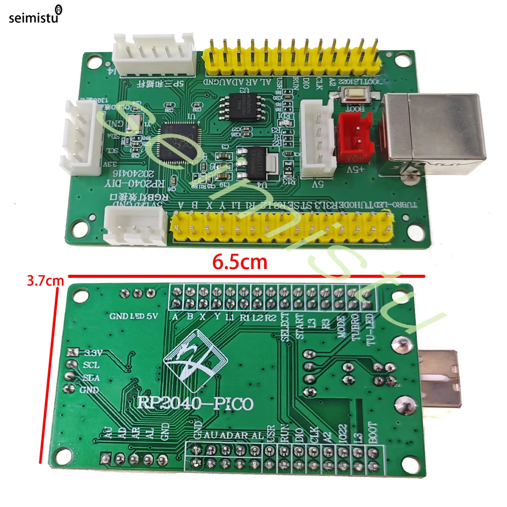 ps4 ps3 RP2040 development board arcade USB zero delay encoder supports Switch pc360 Android multi-function line board