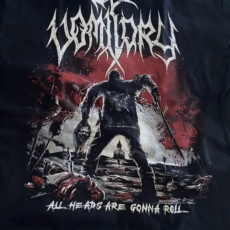 

Vomitory Band Music For Lovers Черная футболка из хлопка в полный размер