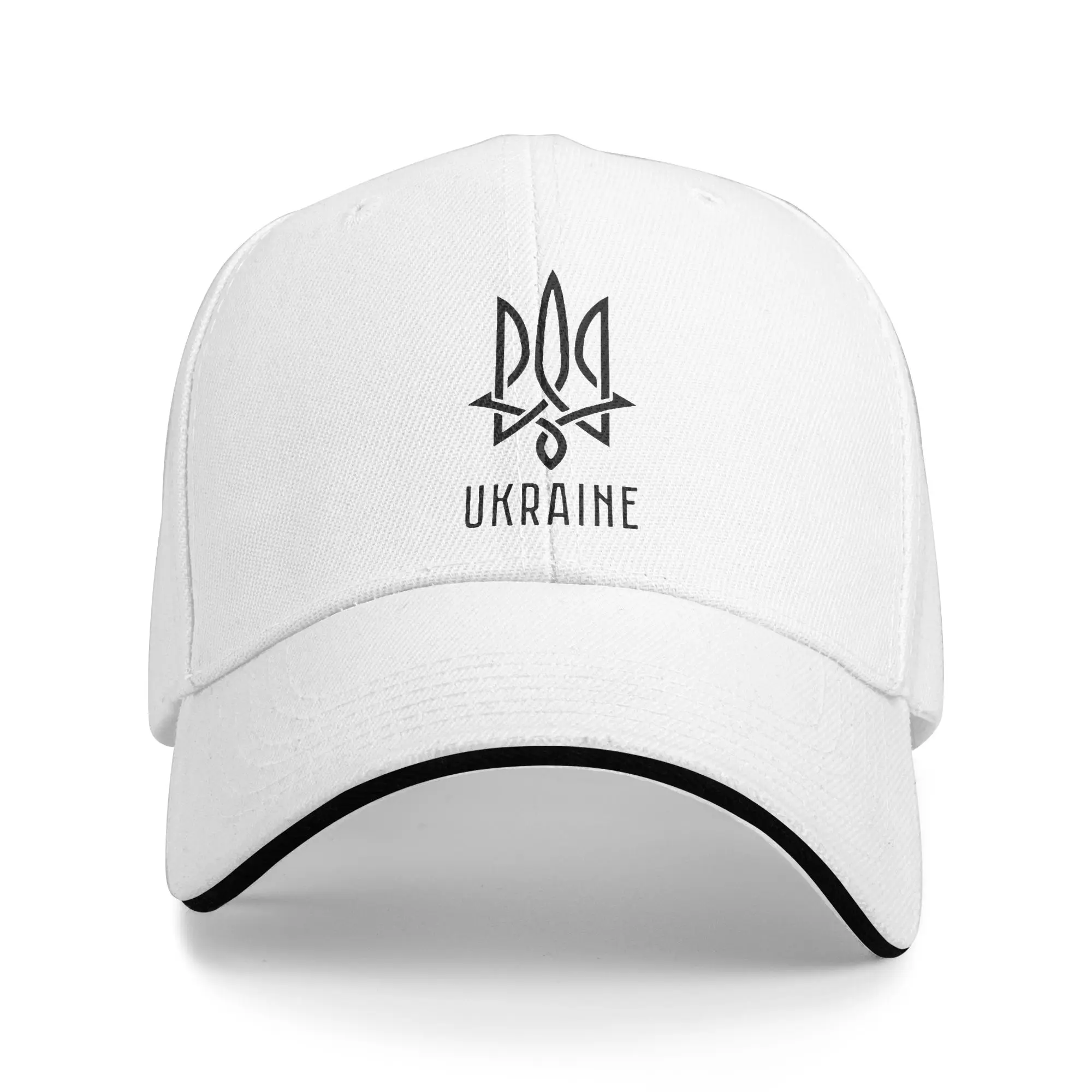 Ukraine Tryzub Baseball Cap  Hiking Fishing Hot Sale Trucker Hat Female Male Fashion Custom DIY Baseball Caps