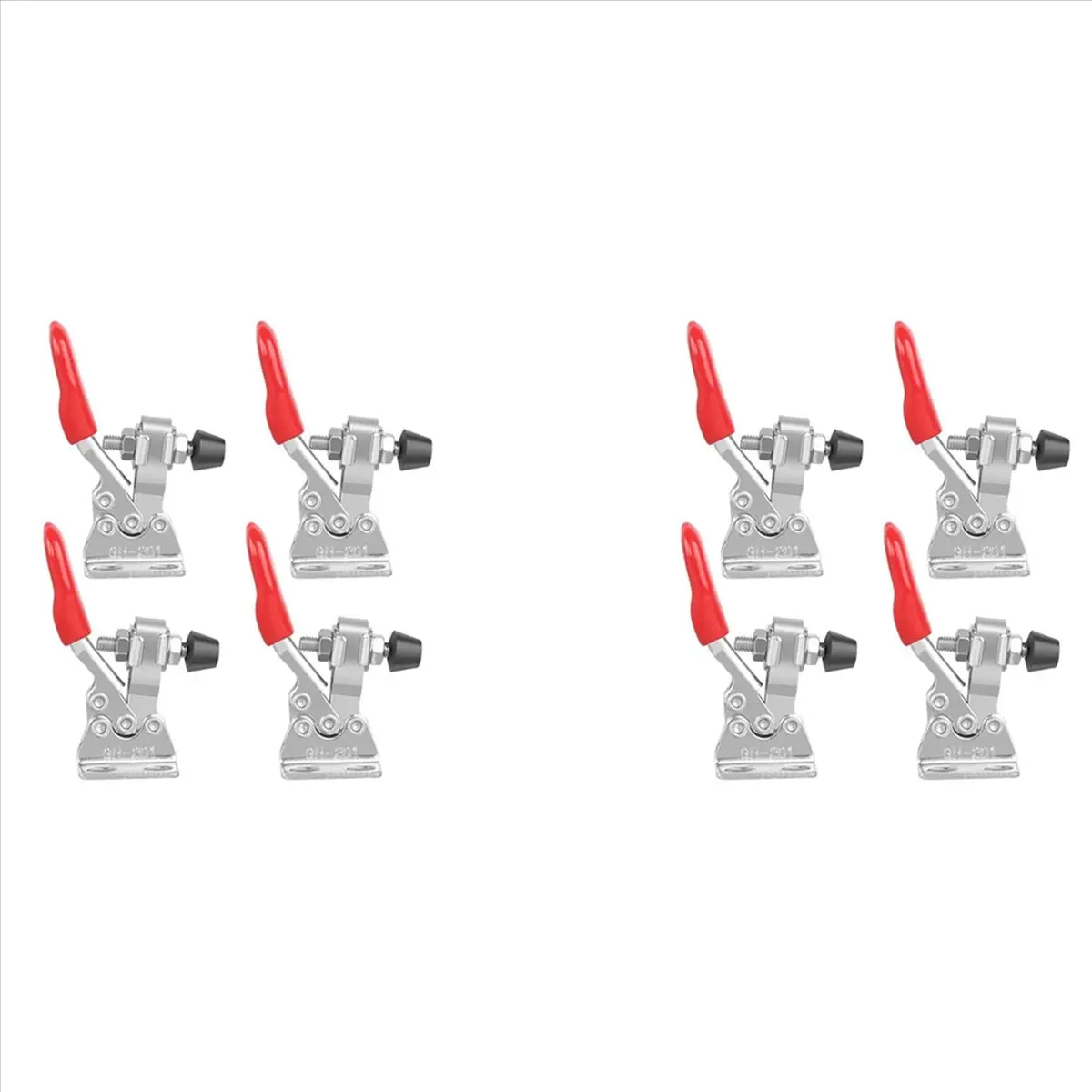 *CLOS 8 قطع مشبك تبديل سريع الإصدار GH-201 مضاد للانزلاق أفقي 59 رطل قدرة القابضة لتشغيل الماكينة والأعمال الخشبية #4