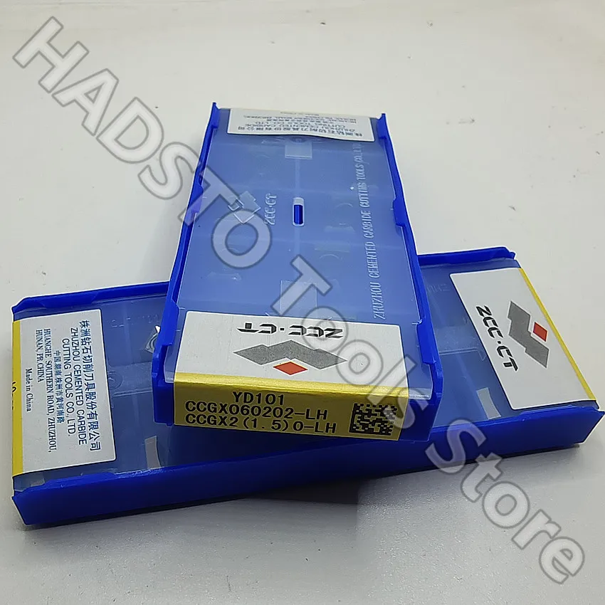 

CCGX060202-LH YD101 CCGX060202-LH CCGX060202 ZCC.CT CNC blade carbide inserts Turning inserts For Aluminium N10-N25 10pcs/box