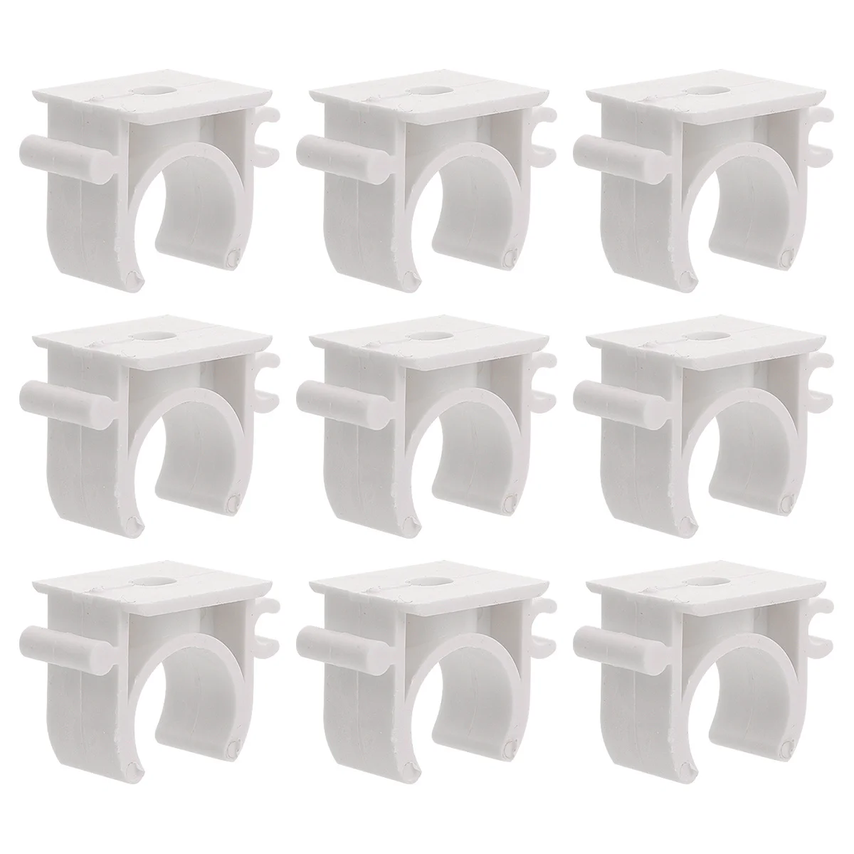 

PVC Clamp Durable Pipe Support Fast Installation Plumbing Cable Gas Water Fixing Holder Corrosion Resistant