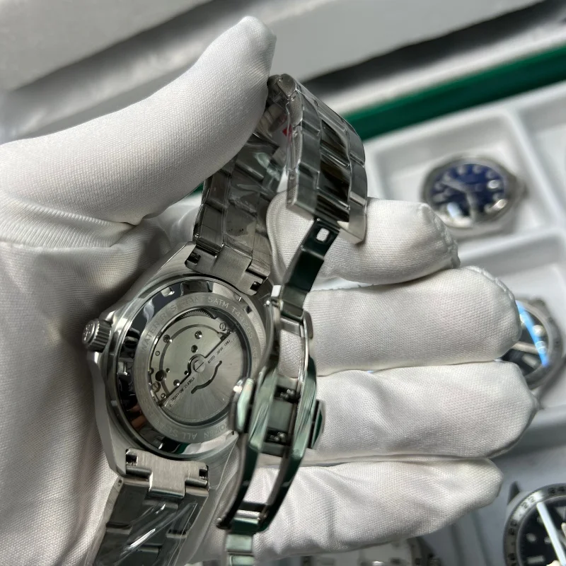 TIME TOKEN 2025 Men's 40mm Automatic Mechanical Watch Sapphire Crystal Stainless Steel Waterproof New