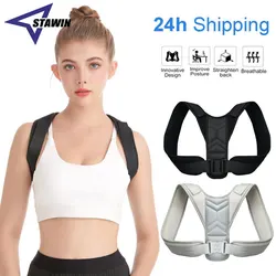 Posture Corrector for Men and Women, Back Brace for Posture, Adjustable and Comfortable, Pain Relief for Back, Shoulders, Neck