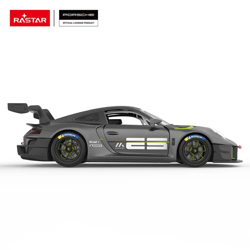 Porsche 911 GT2 RS Clubsport 25 RC Cars Rastar 1:14 Remote Control Car Toy 2.4G LED Lights Open Doors Toys For Kids Adults