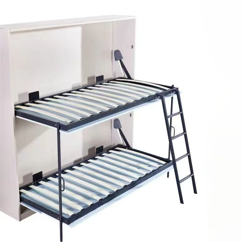 New Design Manual Horizontal Folding Space Saving Iron Murphy Bed Hardware Kit Bunk Wall Bed Mechanism Easy Assembly