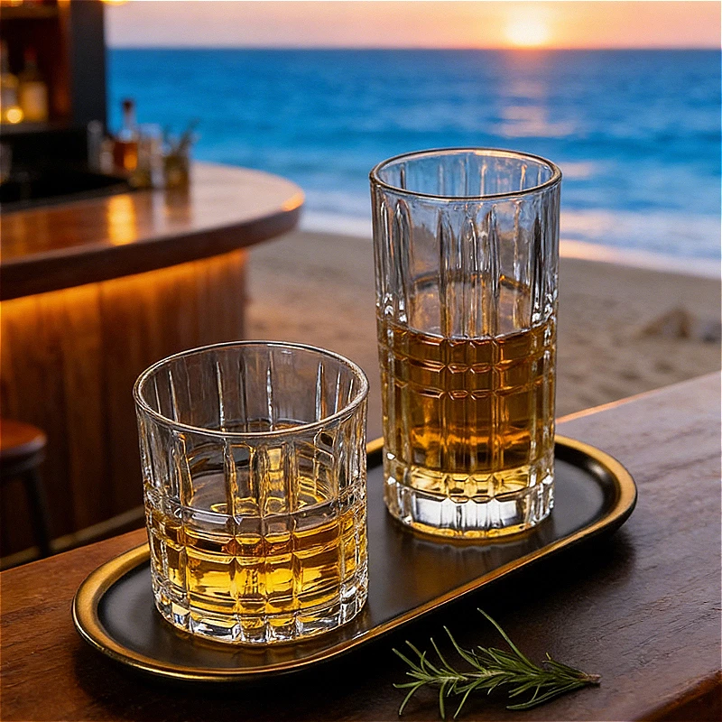 

Стеклянные стаканы 300 мл/380 мл, изысканные бокалы для вина, креативные прозрачные стаканы для коктейлей, стаканы для сока и напитков, подарки на Новый год