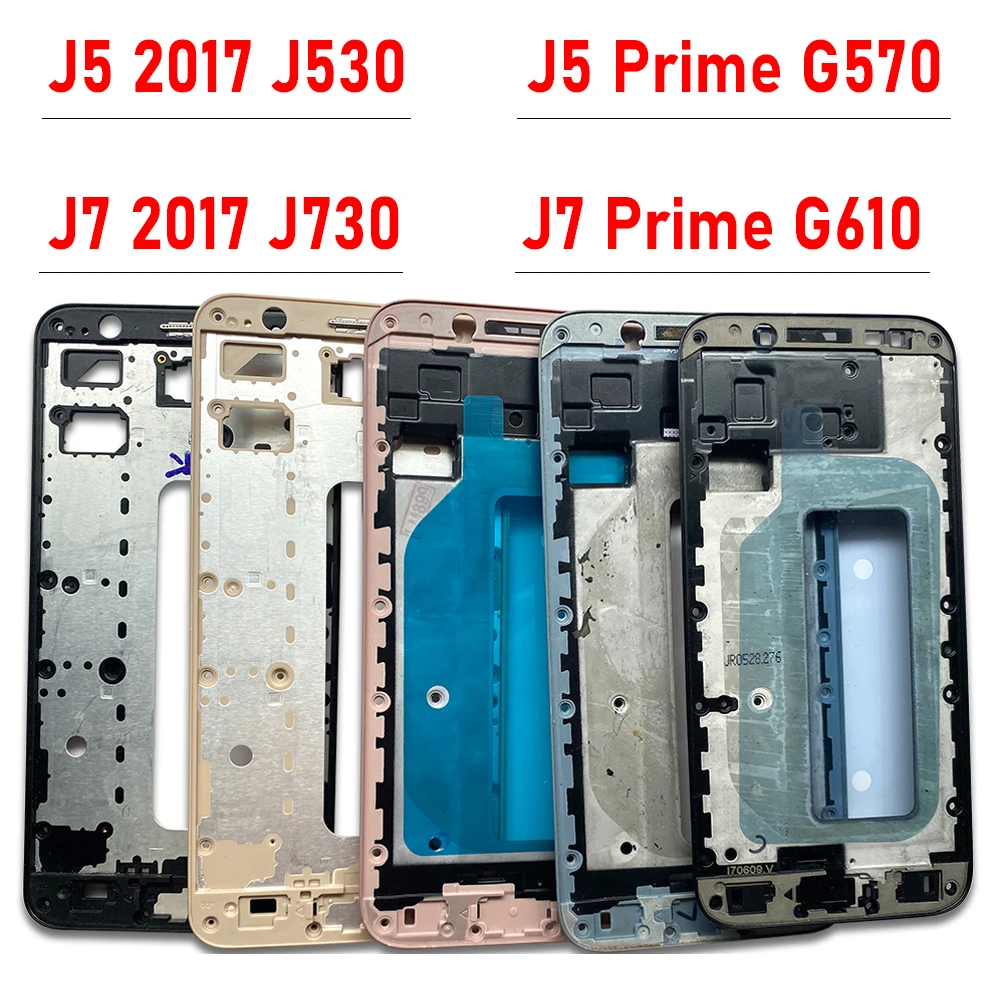 NEW Housing LCD Front Frame chaiss Cover Middle Frame Replacement Parts For Samsung J5 J7 2017 J530 J730 J5 J7 Prime G570 G610