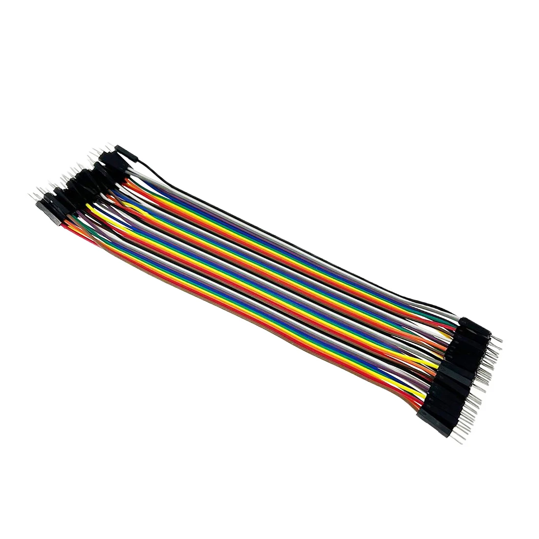 1KIT 40pcs Dupont Cable 40pcs in Row 20cm Long 2.54mm Male to Male Jumper Wire For Arduino New
