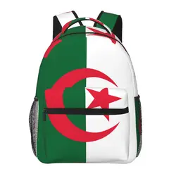 Zaino donna bandiera dell'algeria borsa moda per donna uomo borsa da scuola Bookbag Mochila