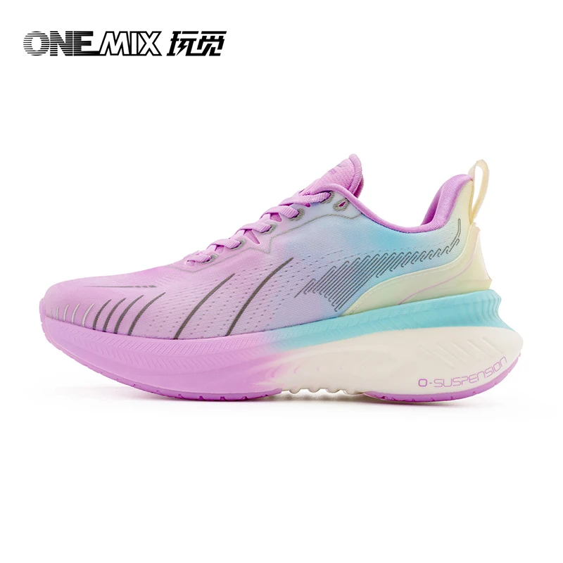 ONEMIX 2024 New Cushioned Running Shoes women Fall Winter Heavy Runners Lace-up Women Jump Rope Dance Non-slip Outdoor Sneakers