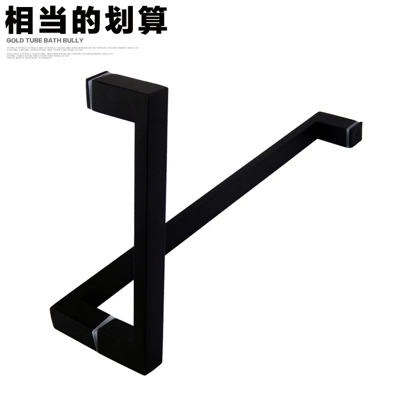 

304 stainless steel L-shaped handle handle glass door large handle translation door handle square tube