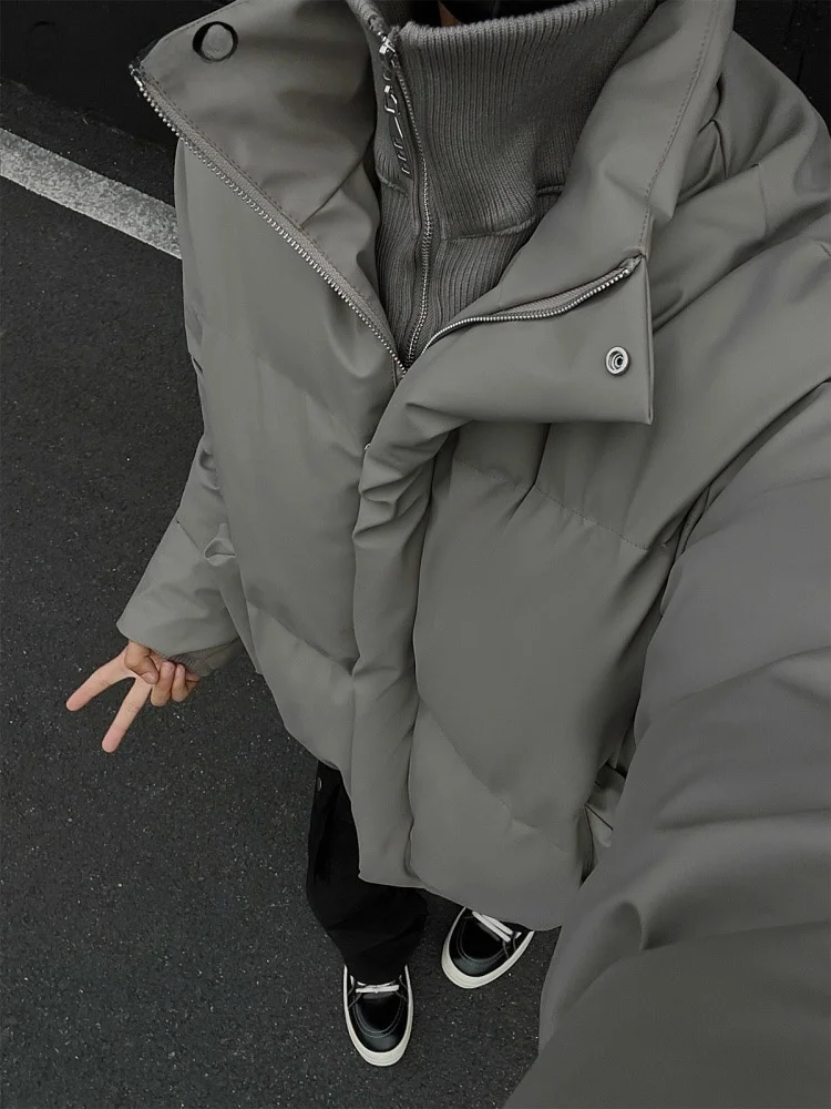 

Trendy Brand Men's Winter Thiened ort PU Leather Cotton Jaet Cleanfit Premium Feel Casual Loose Fit Long Sve Zipper