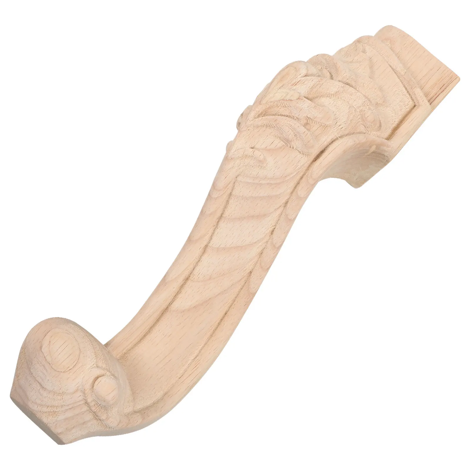 Wooden Furniture Leg European Style Carved Wood Sofa Chair Foot Replacement Table Legs Furniture Feet Wood Short Table Legs