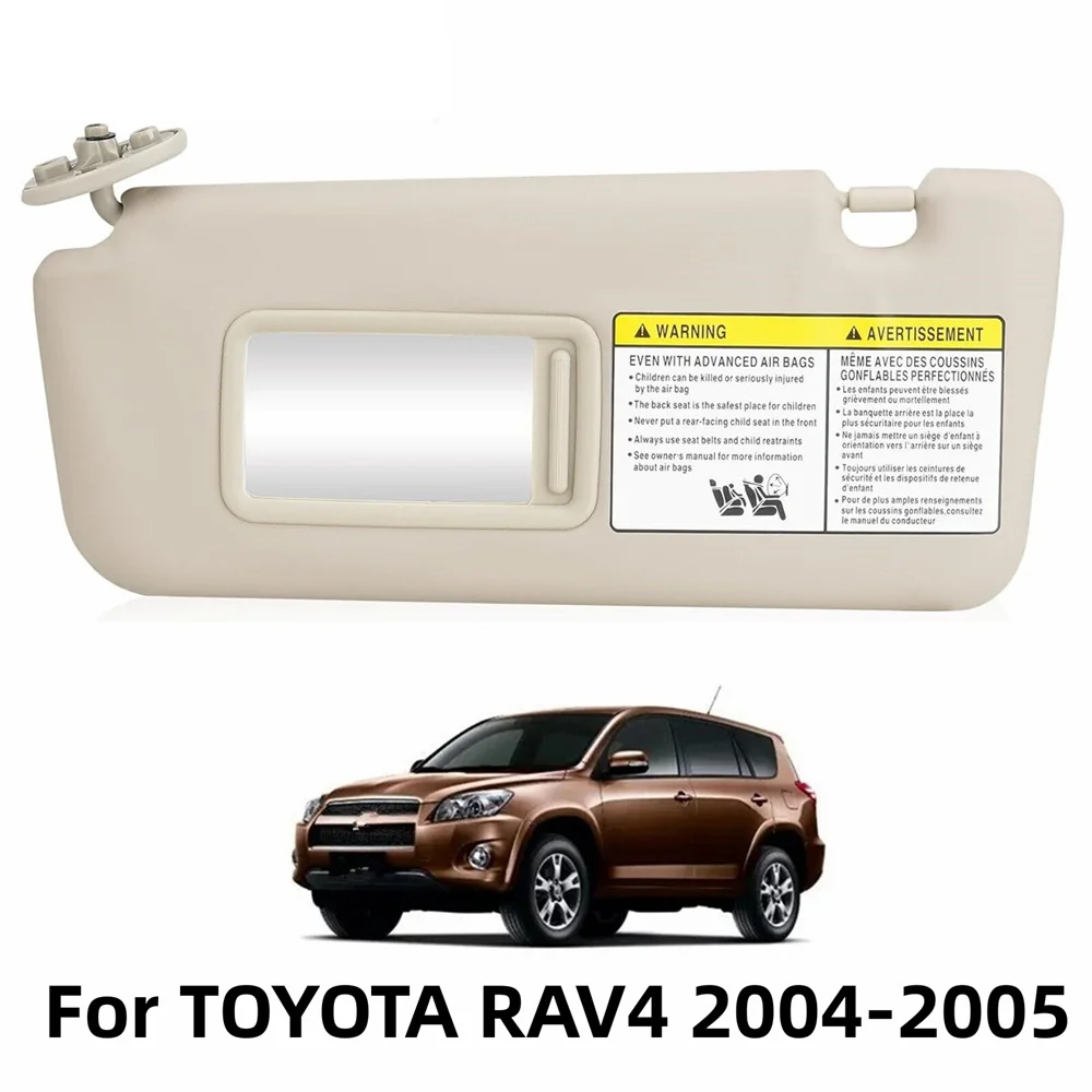 For Toyota RAV4 2004 2005 Car Sun Visor Sunvisor Left Driver Side 74320-42420-B0 7432042420B0 Sunshield Sunshade Sunroof Shield