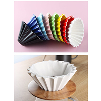 Coffee Filter Cup Support Frame Wooden Conical Filter Cup Holder Coffee Drip Stand Origami Tea Water Filter Pad Kitchen Tool