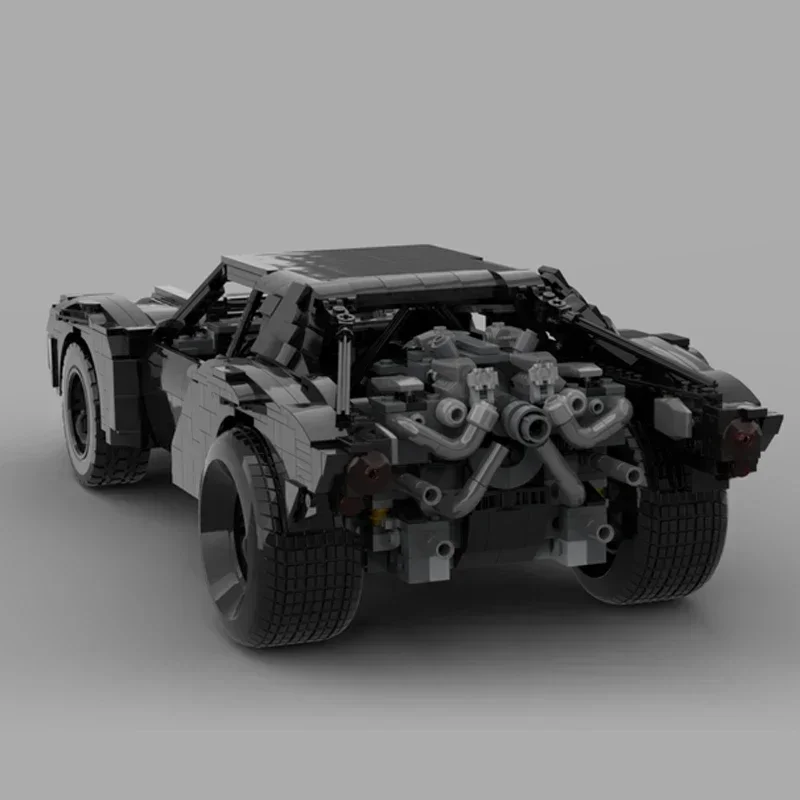 Moc Bouwstenen Beroemde Film Model UCS Bat Supercar 2022 Technologie Modulaire Blokken Geschenken Kerst Speelgoed DIY Sets Montage