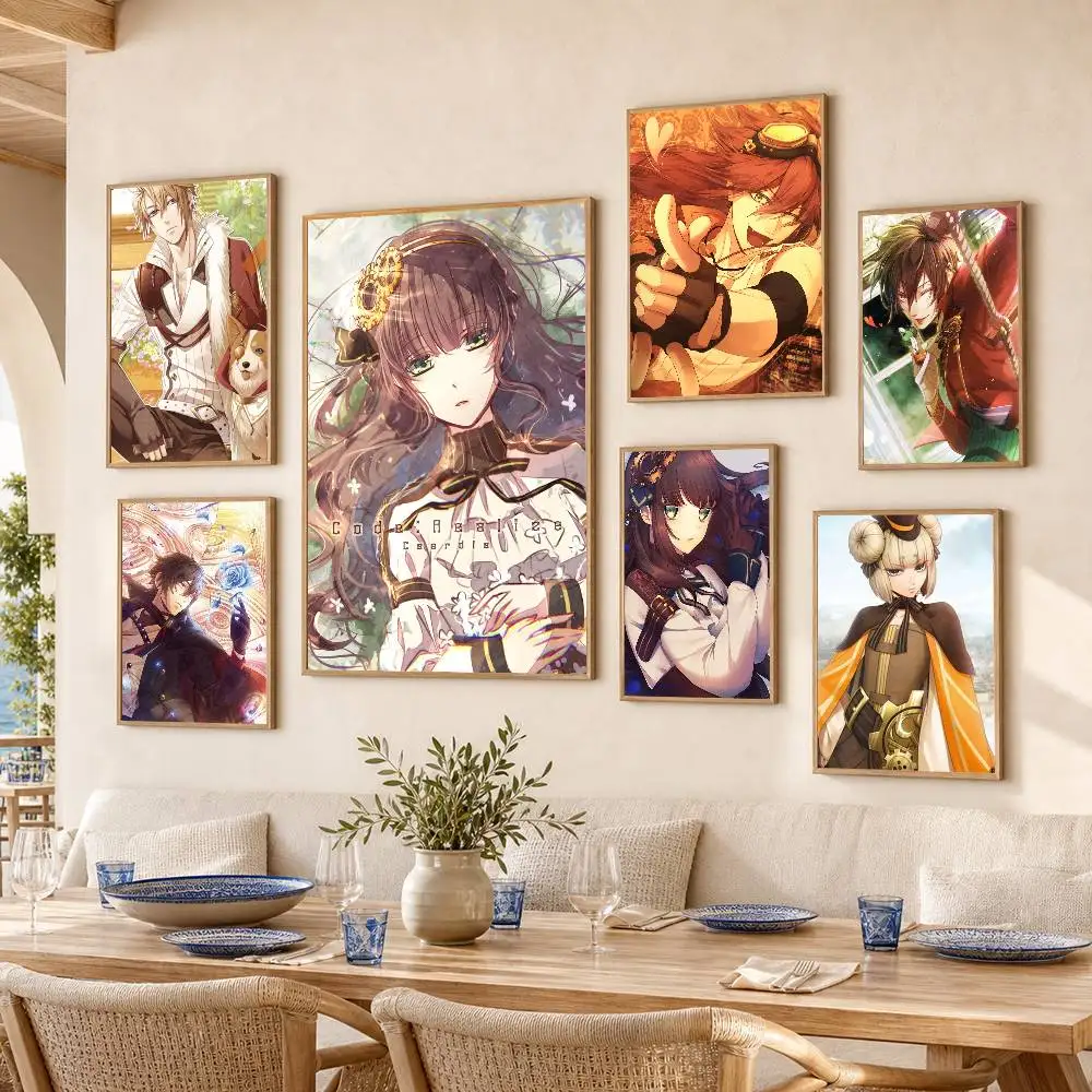 Affiche murale autocollante imperméable C-Code Realize pour la décoration de la chambre à coucher, du salon et de la maison