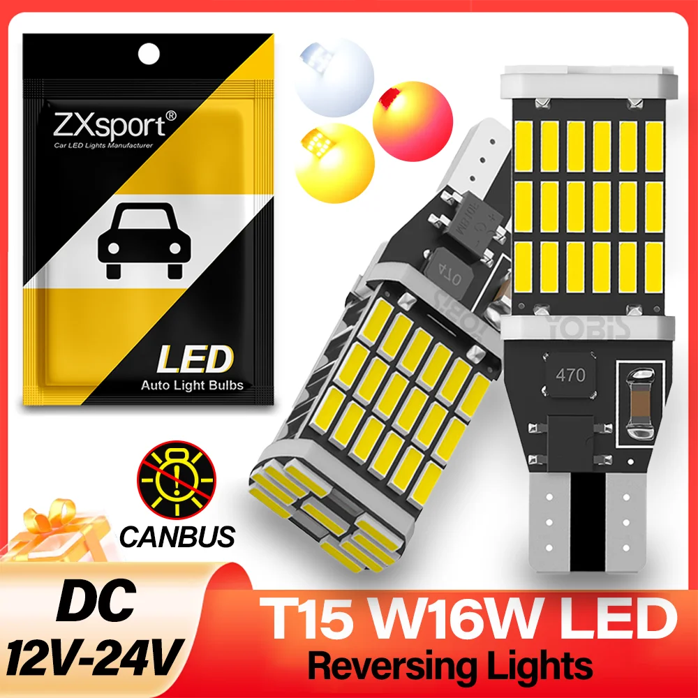 2pcs Canbus T16 T15 921 W16W LED Bulb For Toyota C-HR Corolla Rav4 Yaris Avensis Camry CHR Auris Hilux Car Backup Reverse Lights