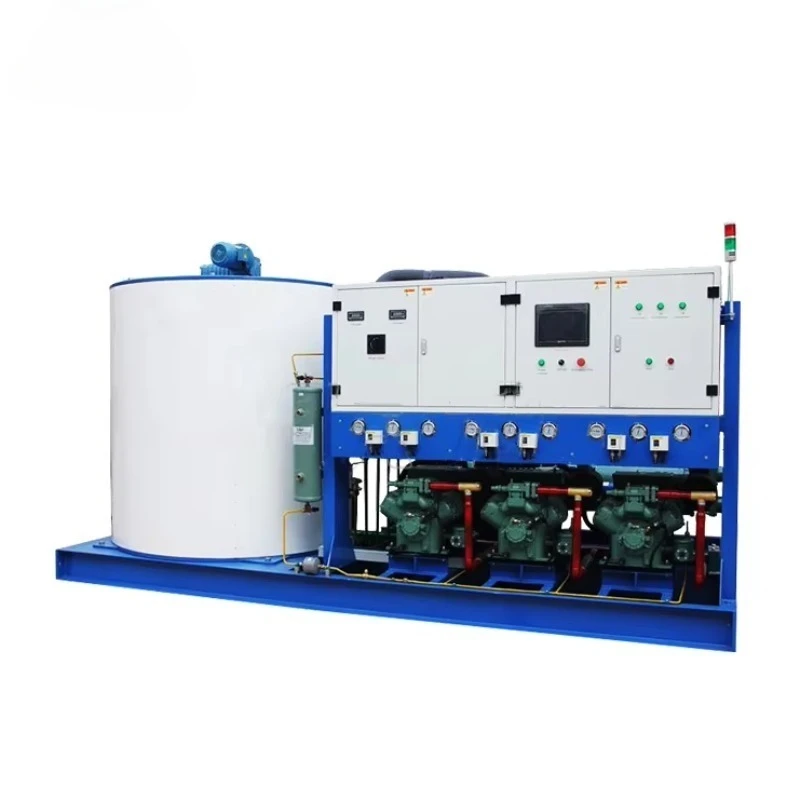 YG Customized Ice Maker Machine 30-10T Used In Concrete And Large Project Domains Flake Ice Machines With Raking Ice System