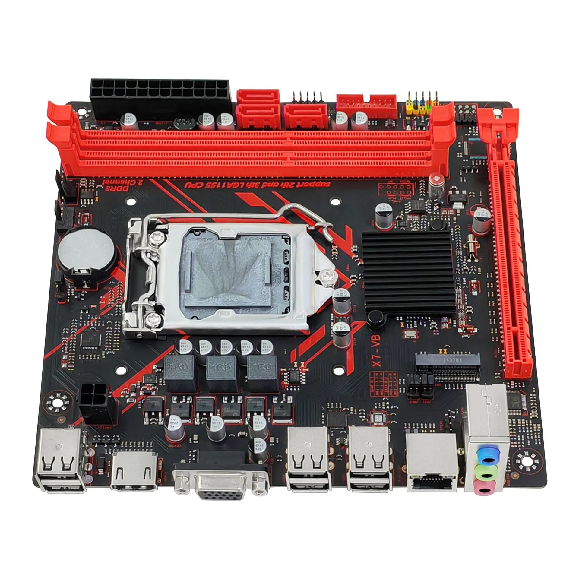 For 5Pcs New H61-X7-VB Desktop Motherboard 17*17cm ITX LGA1155 Socket With M.2 Interface