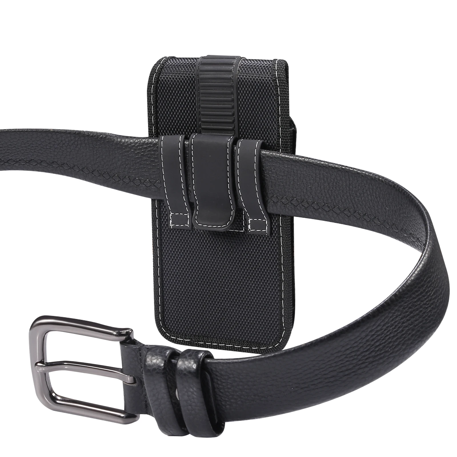Nylon Belt Clip Phone Case Men Waist Bag For Samsung Galaxy A15 A25 A35 A55 A13 A23 A33 5G A12 A22 A32 A52 A72 A51 Holster Pouch