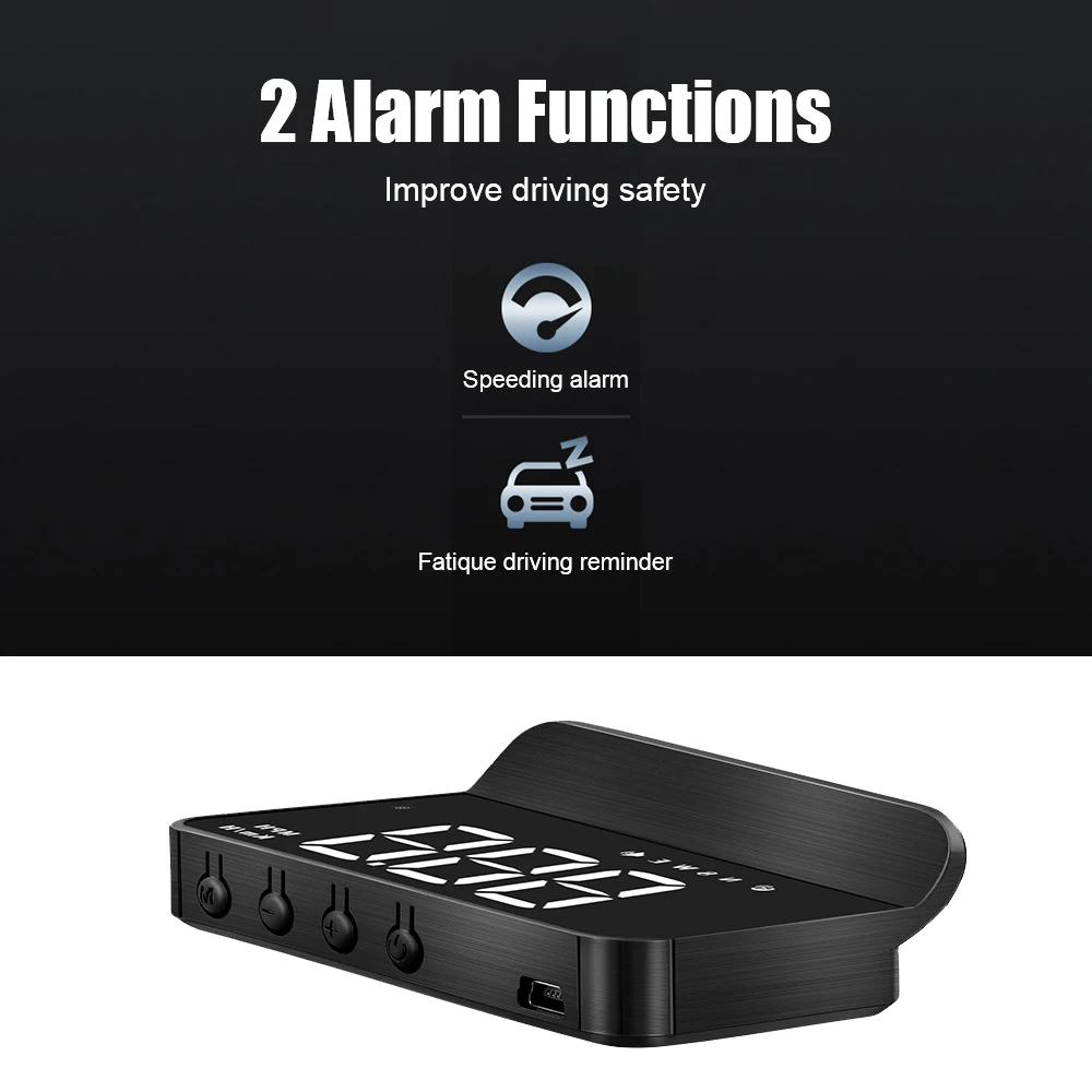 Speeding Alarm System Projector On-board Computer Windshield Projector M1 GPS HUD Car Head Up Display Auto Accessories