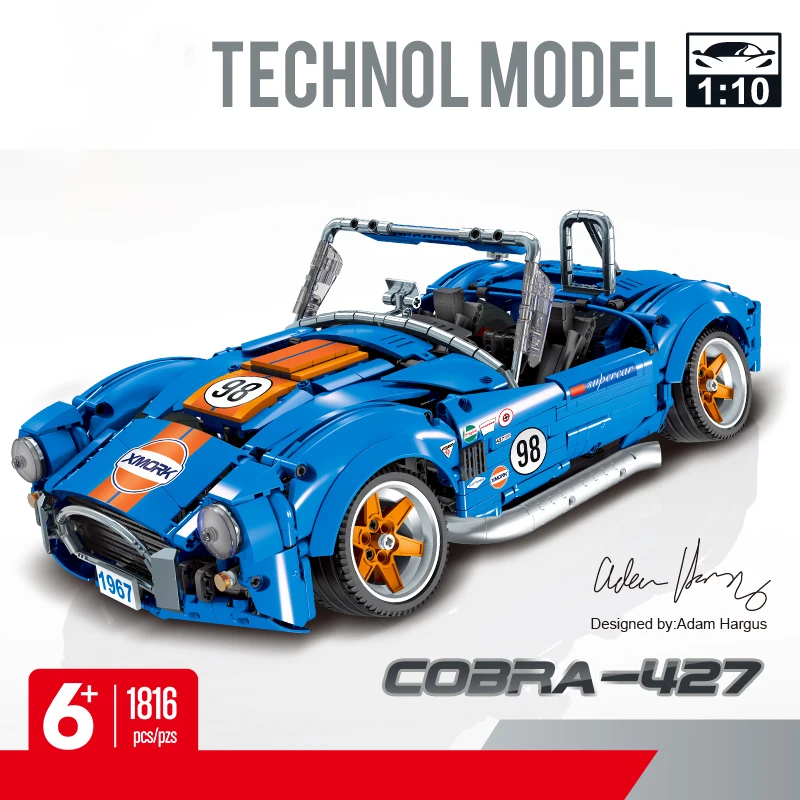 

High-Tech Creative Racing Set Model Assembly Building Block Vehicle Toys for Children & Adults 1816pcs Technical Brick Kit Gift