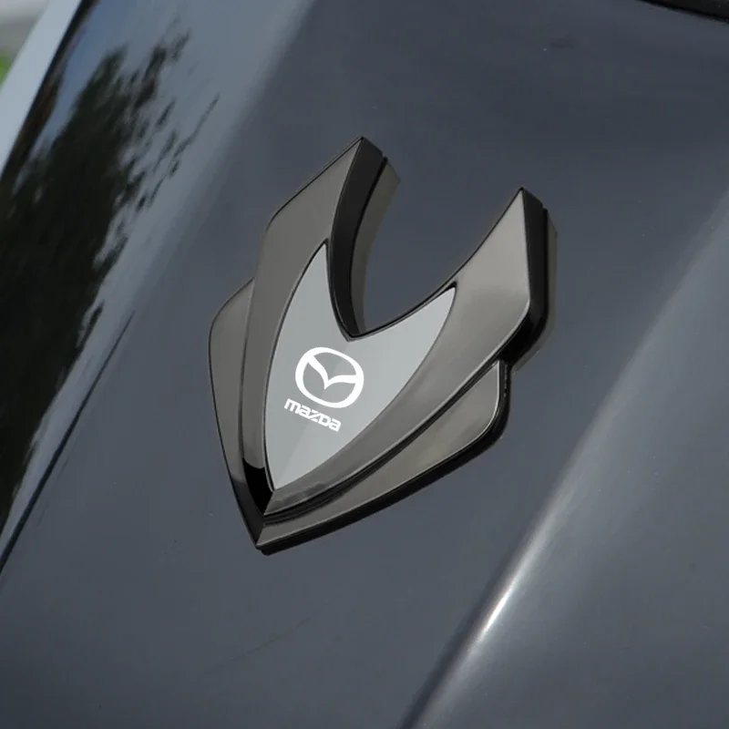 

3D Metal Car Styling Sticker Rear Trunk Emblem Badge Decals for Mazda 3 6 CX5 CX30 Accessories