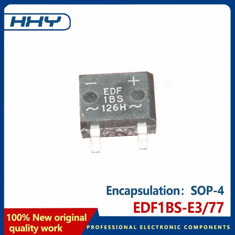 10PCS EDF1BS-E3/77 remendo SOP-4 retificador ponte retificadora