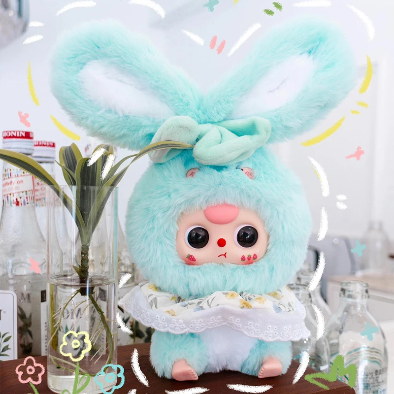 

Kawaii Baby Three Lily Rabbit Town V2 Series слепая коробка мультфильм милые мягкие плюшевые куклы декор орнамент загадочная коробка подарки для детей