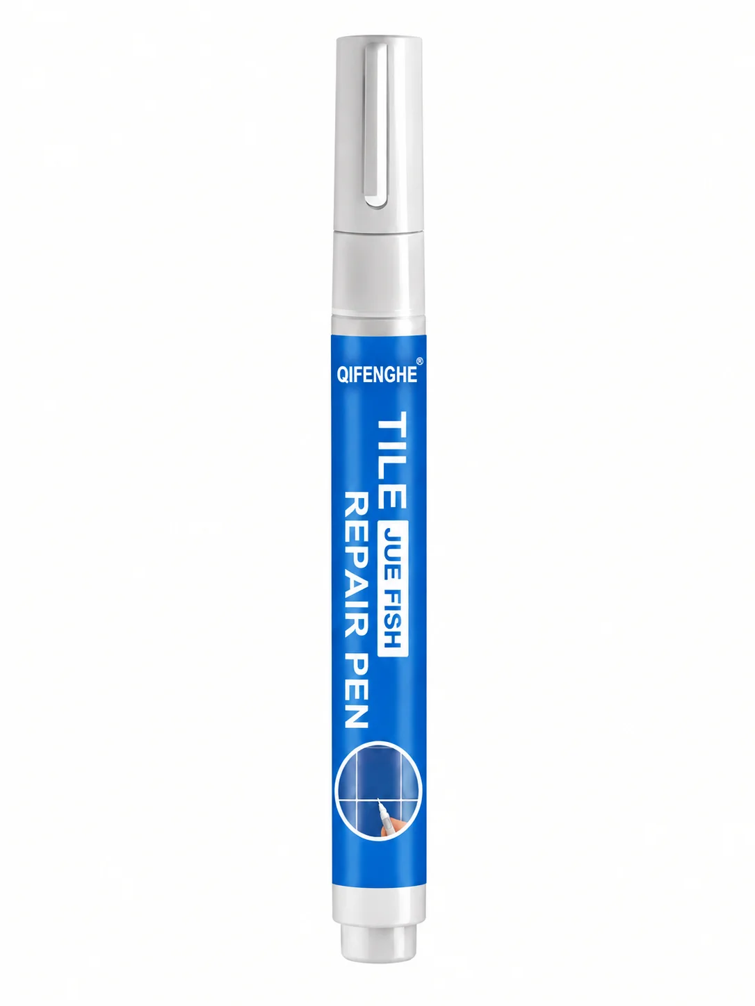 White Automotive Touch Up Paint Pen, Exact Color Match Formula, Zero Color Difference, Seamlessly Blends With Factory Paint, DIY