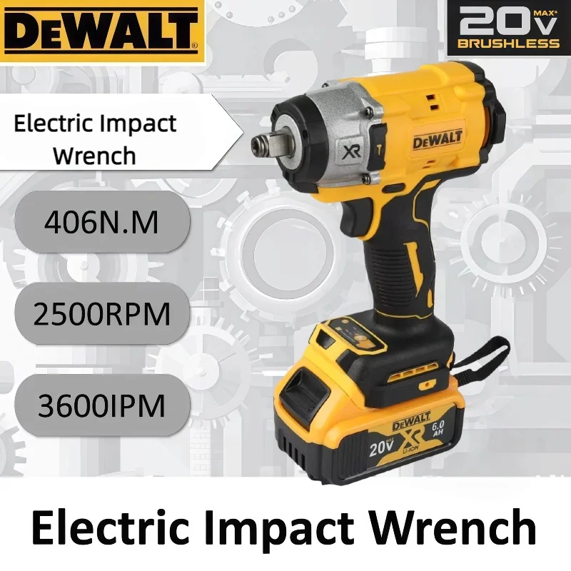 

Dewalt 1/2 Inch Brushless Impact Electric Drill Multifunctional Cordless Screwdriver Rechargeable Power Tools 20V Battery