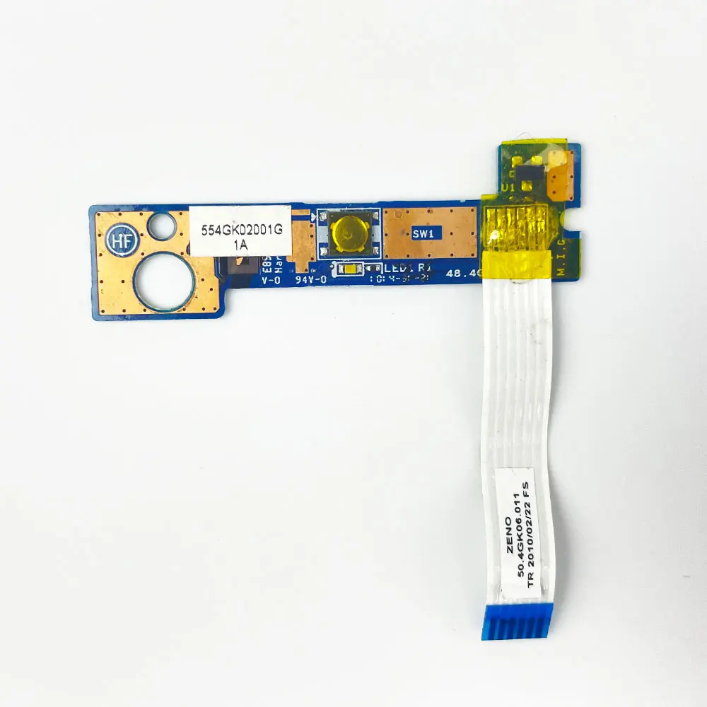 For HP 4520S 4525S 4720S 4725S laptop Power Button Board with Cable switch Repairing Accessories 50.4GK06.001 50.4GK06.011