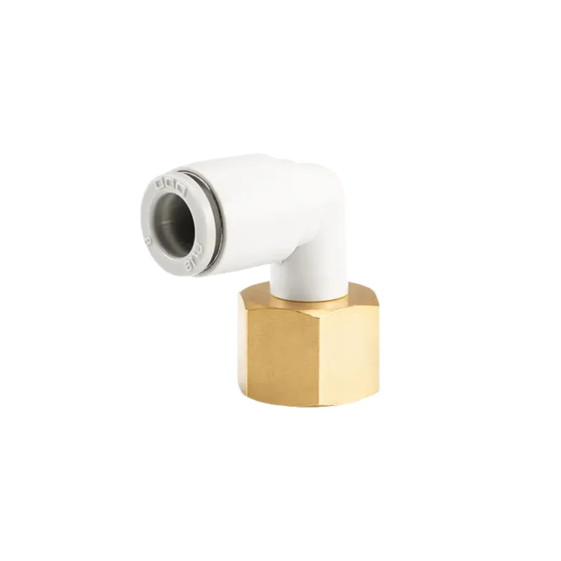 5PCS Pneumatic Air Tube Female Thread Elbow Push-In Right Angle Fitting KQ2LF04/06/08/10/12-01-02