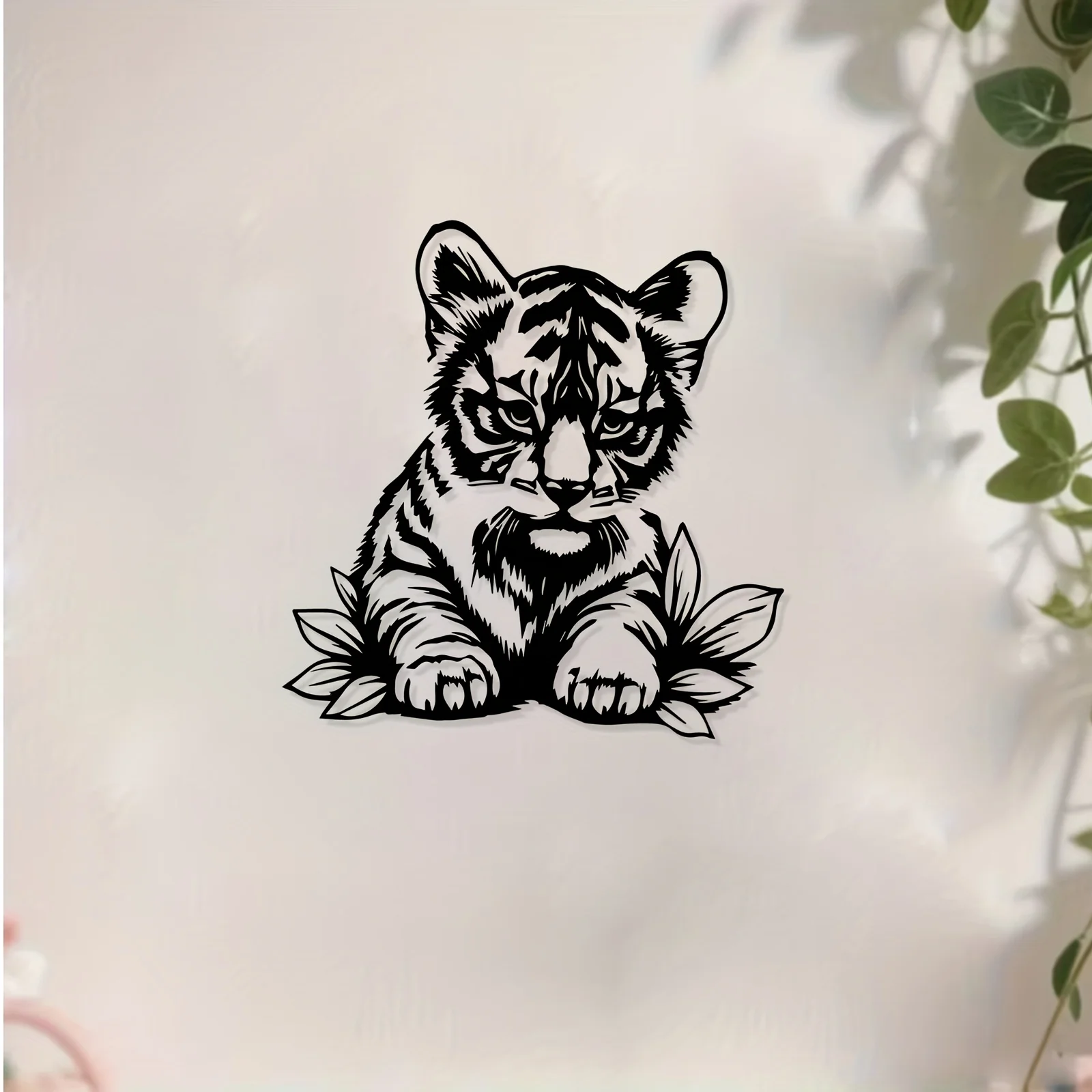arte-de-parede-em-metal-filhote-de-tigre-silhueta-de-animal-em-ferro-preto-mural-suspenso-para-decoracao-de-casa-jardim-cerca-interior-e-exterior