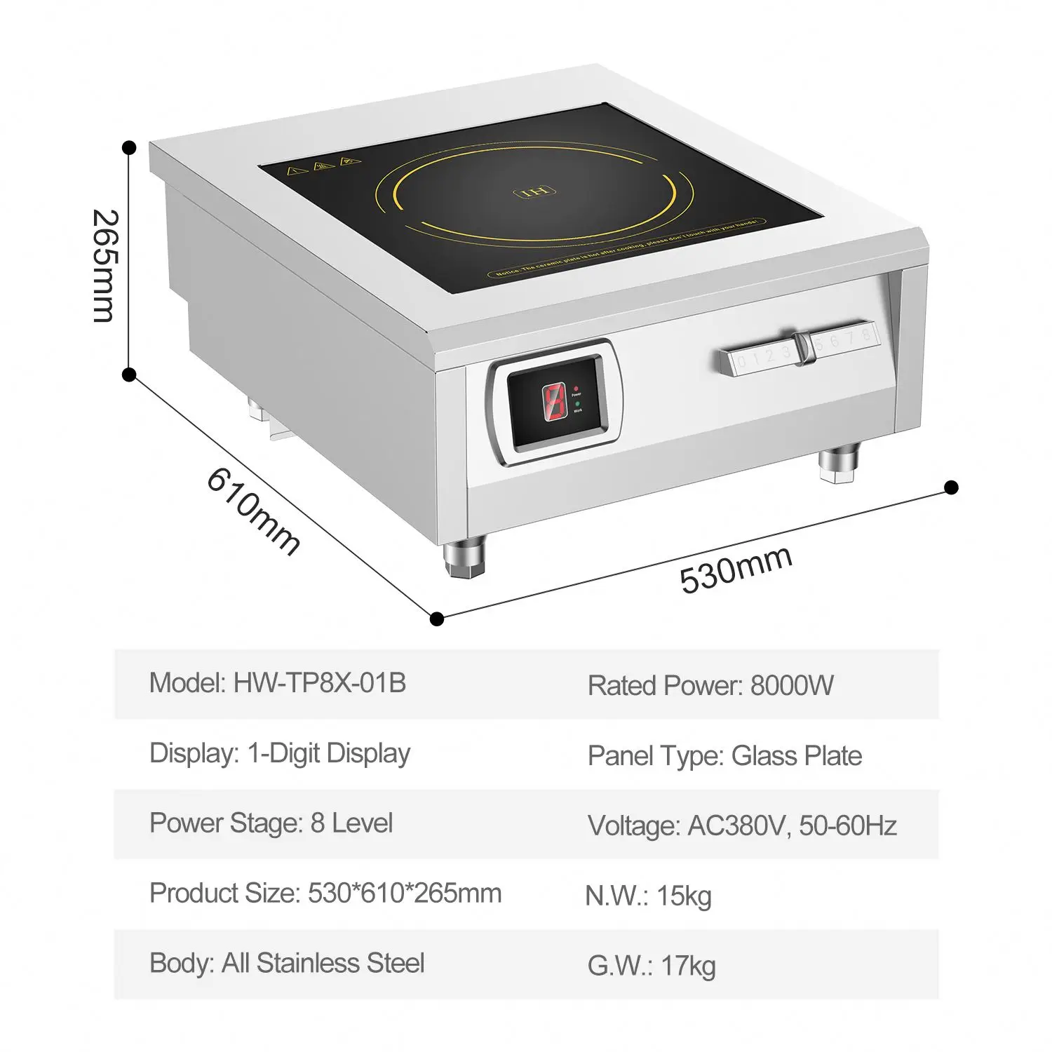 STW 380V panel folding outdoor camping two plate electric stove with oven