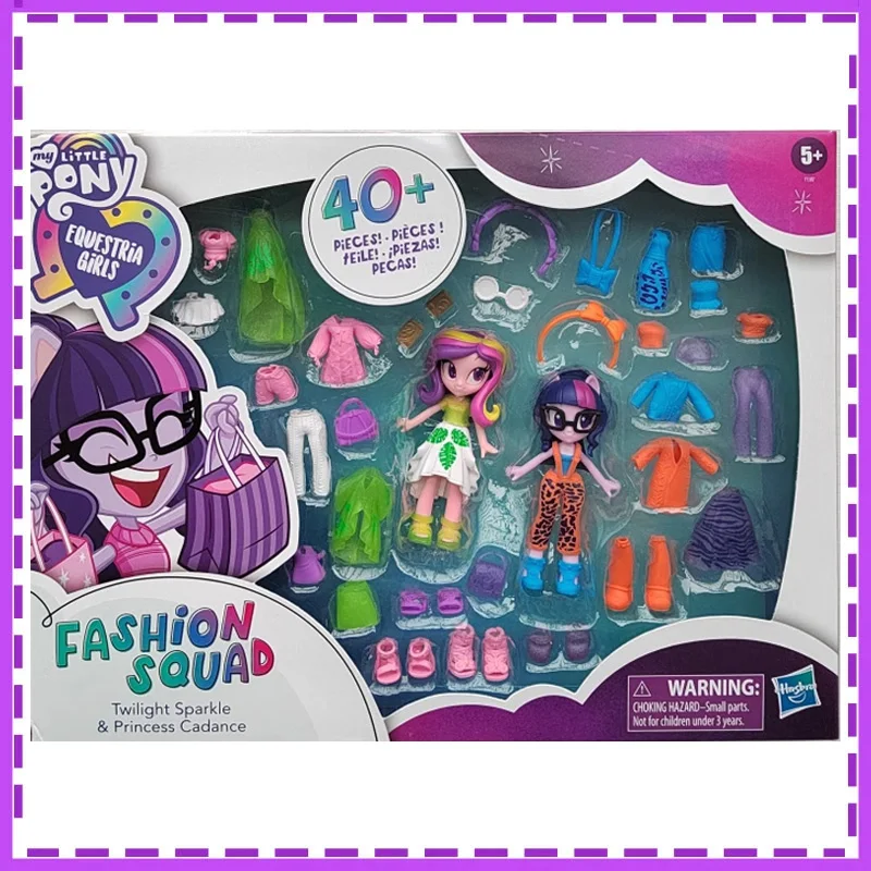 

Hasbro Anime My Little Pony Equestria Girls Fashion Squad Twilight Sparkle Princess Cadance Action Figure Model Toys