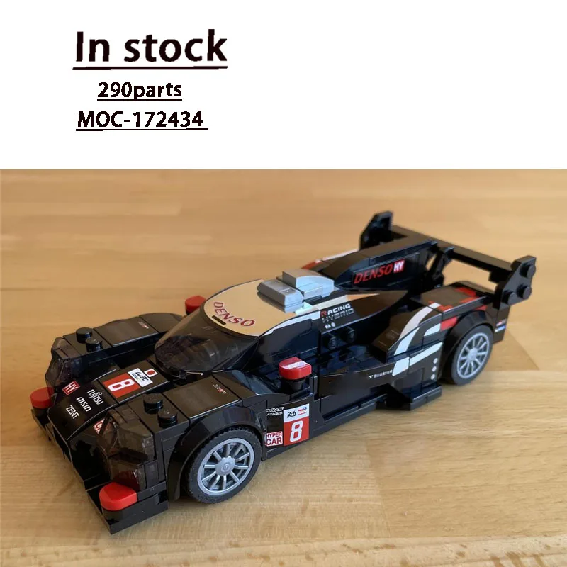 

MOC-172434 New City IconGR010Спортивный гоночный автомобиль, модель строительного блока 290 деталей, детский строительный блок на день рождения для мальчиков, игрушка в подарок