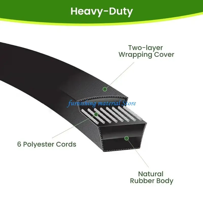 Y5GD Lawn Mower Maintenance Belt Set, 1/2
